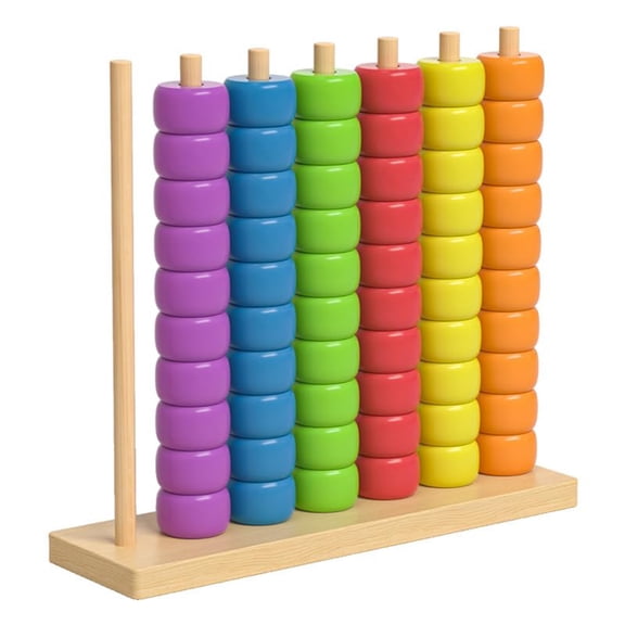 Color Matching Stacking Puzzle Game| Fast Pattern Challenge Ring Stack Puzzle for 2 Players| Competitive Tabletop Brain Teaser for Family Game Night| Stack Solve Set