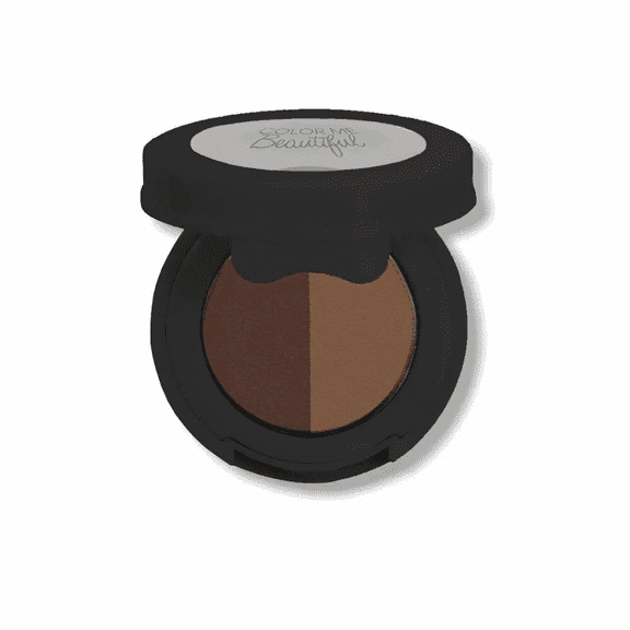Color Me Beautiful Brow Powder Duo for Eyebrow, Soft Eyebrow Powder, Compact Size for Purse & Travel