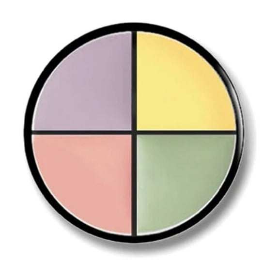 Color Me Beautiful Corrective Concealer Wheel, Neutralize Dark Patch, 4 Color Correcting Skin Makeup
