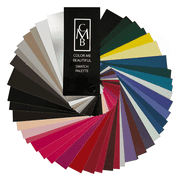 Color Me Beautiful Winter Swatch Fan, Color Guide Book for Selecting Clothing, 48 Custom Makeup Chips
