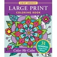 thumbnail image 1 of Large Print Coloring Book - Color Me Calm - 50 Big and Simple Designs, (Paperback), 1 of 1