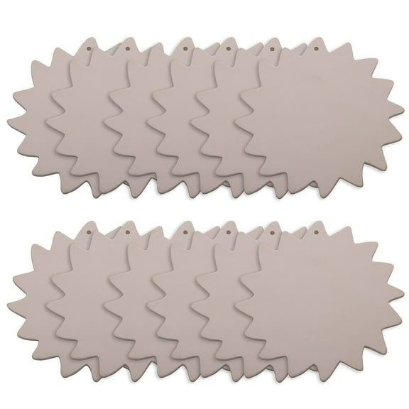 Color-Me Ceramic Bisque Aztec Sun Plaques (Pack of 12)