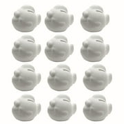 Color-Me  Ceramic Bisque Fish Banks Pack of 12