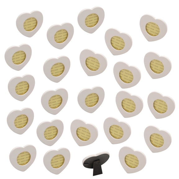 Color-Me Ceramic Bisque Heart Frame (Pack of 24)