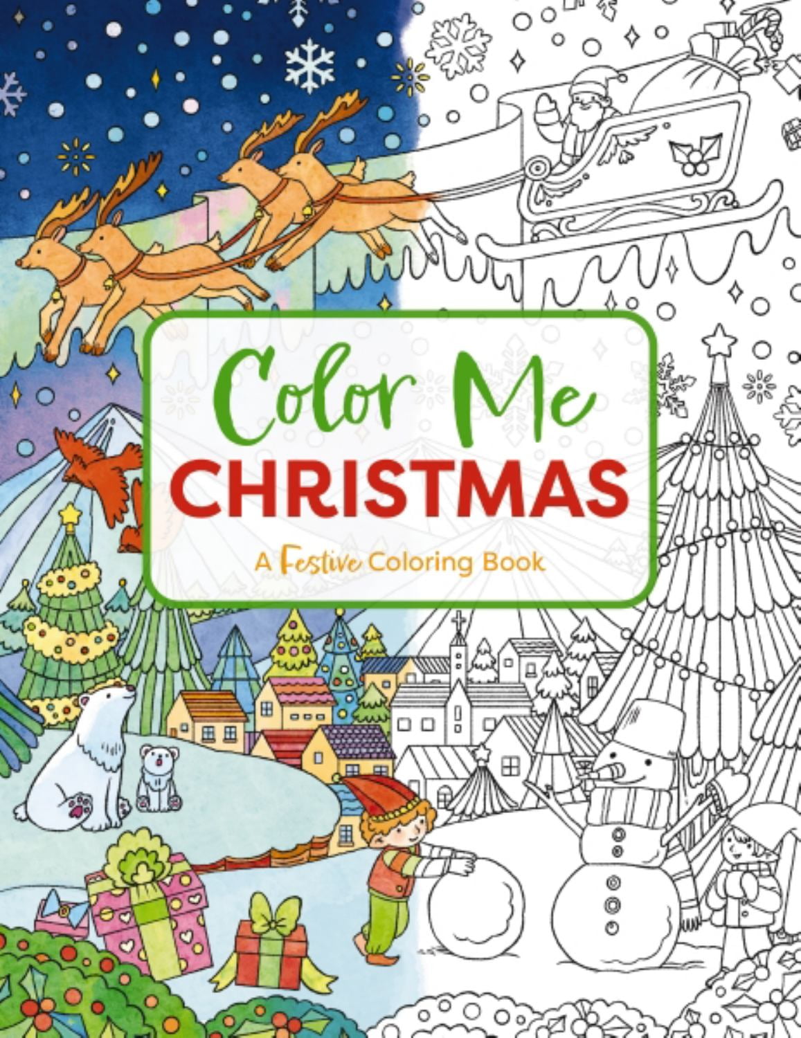 Color Me Christmas: A Festive Coloring Book (Paperback)
