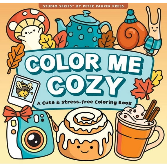 Color Me Cozy Adult Coloring Book (31 One-Sided Designs on Thick Paper), (Paperback)