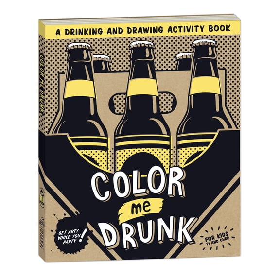 Color Me Drunk : A Drinking and Drawing Activity Book (Paperback)