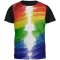 thumbnail image 1 of Color Me Gay Lesbian Pride All Over Mens Black Back T Shirt Multi LG, 1 of 1