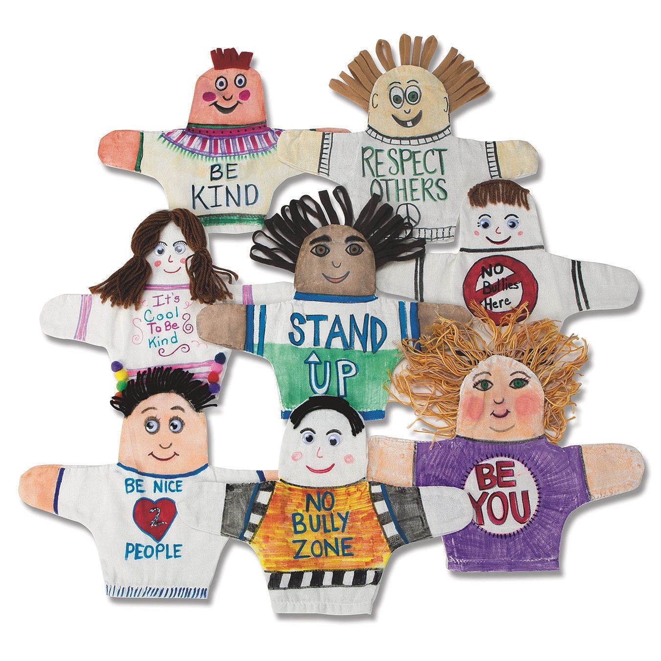 Color-Me™ Hand Puppets (Pack of 12) - Walmart.com
