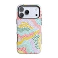 Color Me Happy Pattern Colorblock Phone Case with iPhone 17 to 11 Pro ...