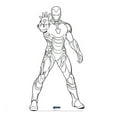 thumbnail image 1 of Color Me Iron Man (Avengers Endgame) Cardboard Cutout Stand Up, 6 ft, 1 of 4