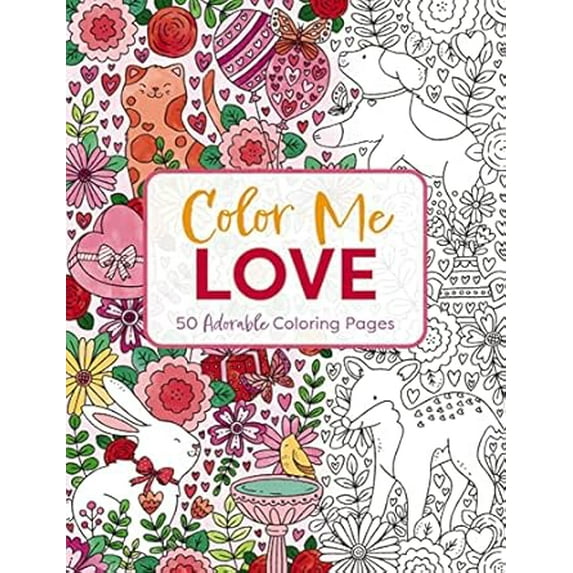 Color Me Love: A Valentine's Day Coloring Book (Paperback)
