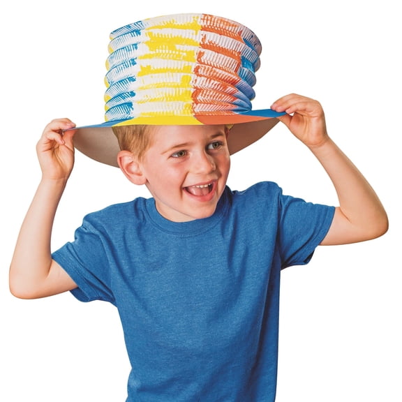 Color-Me Pop-Up Paper Hat (Pack of 24)