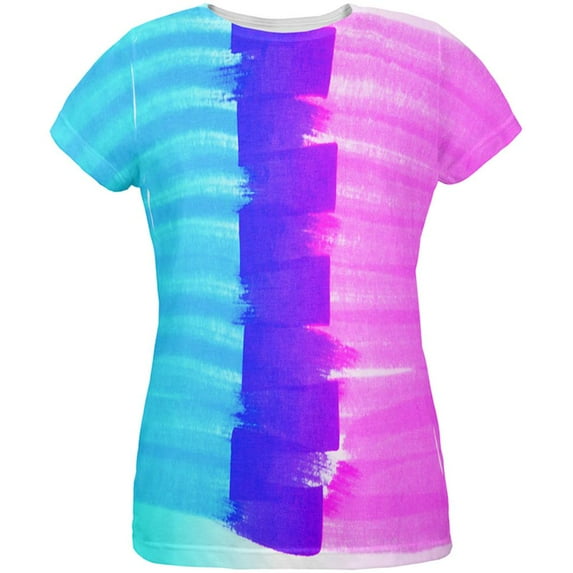 Color Me Transgender All Over Womens T Shirt Multi 2XL