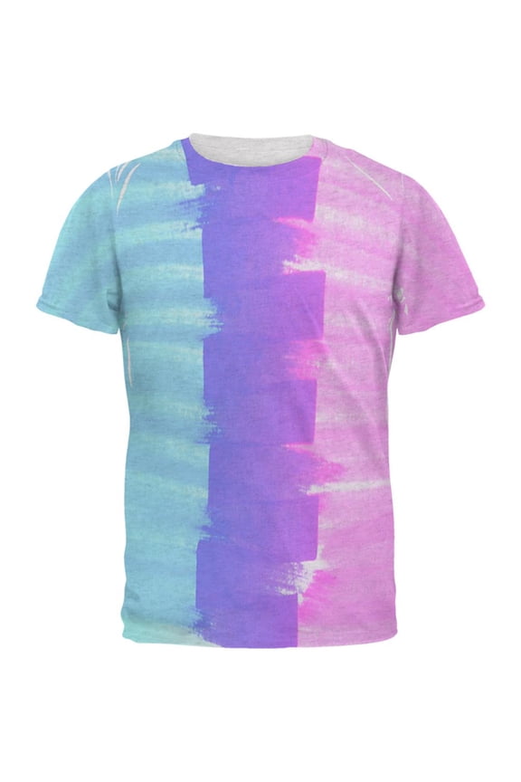 Color Me Transgender Men's Soft T-Shirt Heather White LG