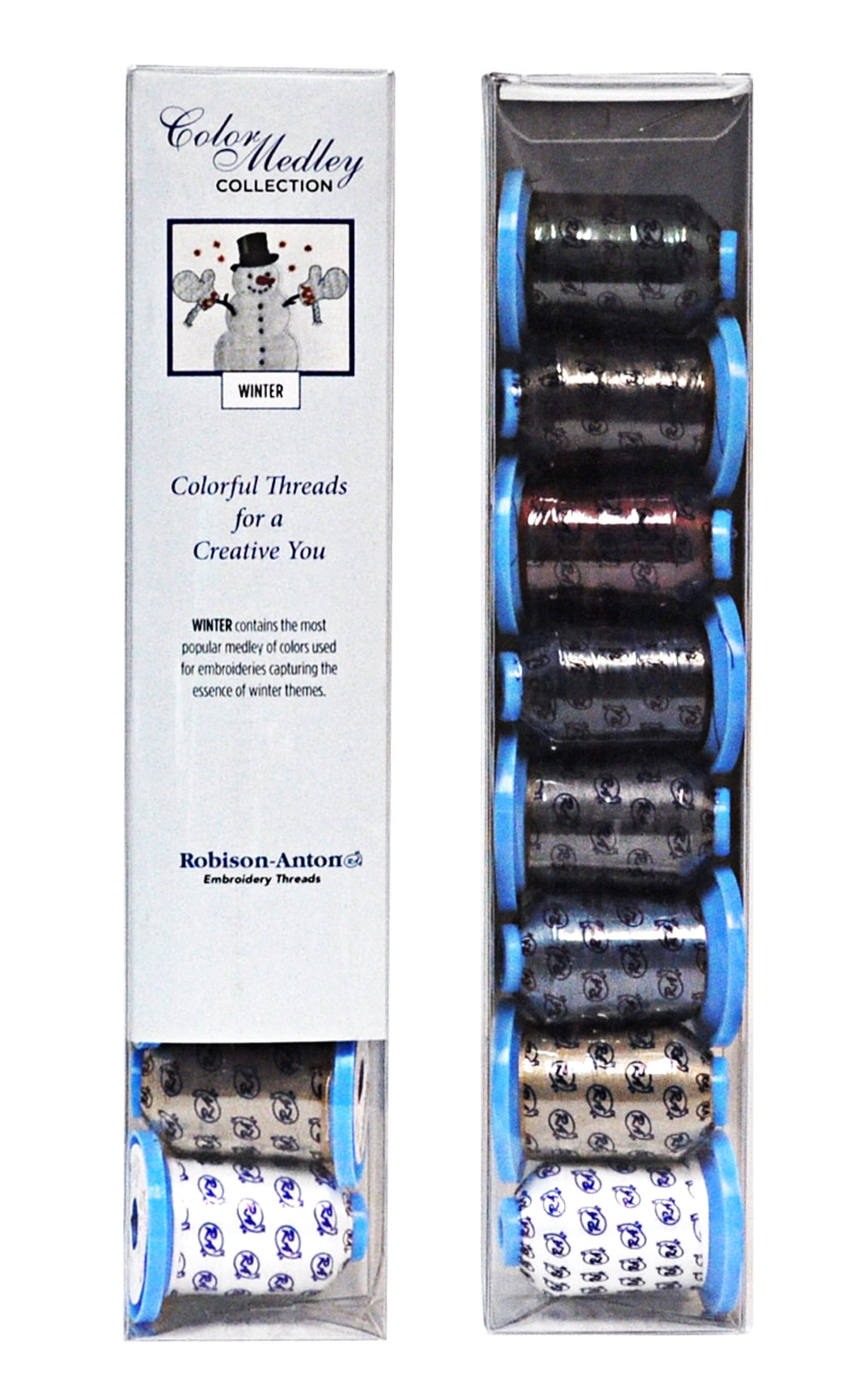 Robison-Anton Embroidery Thread - Winter Colors