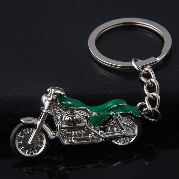 Color Metal 3D Motorcycle Model Keychain