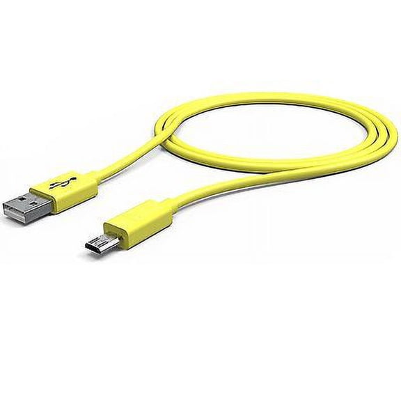 Color Micro USB Cable (3ft) - Yellow