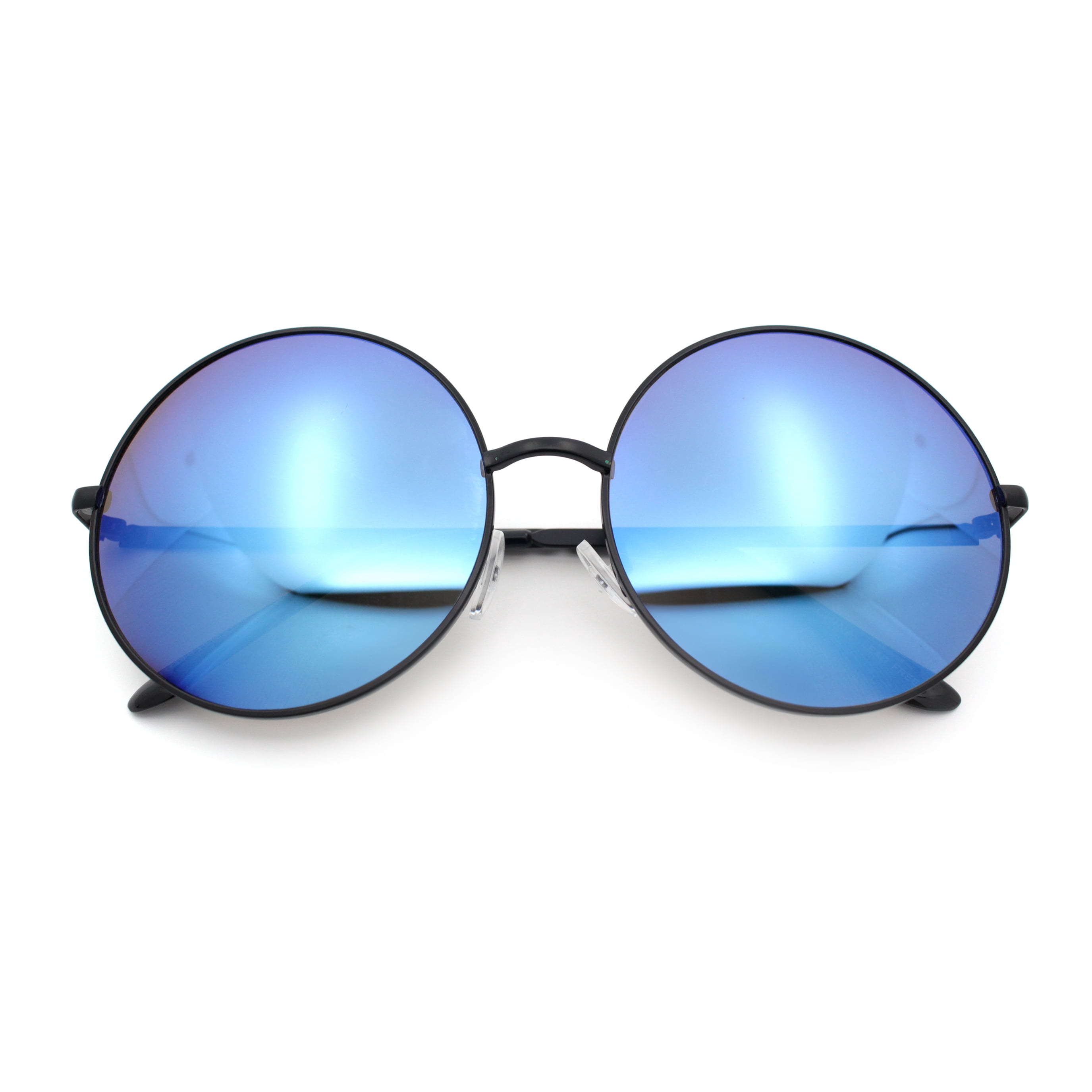 Oversized circle mirrored hippie sunglasses Amazon.com: SA106 Retro Extra Small Round Circle Mirrored  main image 2