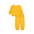 thumbnail image 1 of Color Mix by Garanimals Baby Butter Fleece Sweatshirt & Jogger Outfit Set, Sizes 6-24 Months, 1 of 6