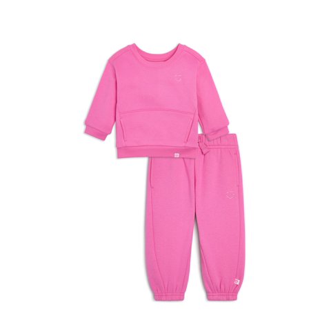 Color Mix by Garanimals Baby Butter Fleece Sweatshirt & Jogger Outfit Set, Sizes 6-24 Months