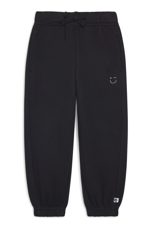 Color Mix by Garanimals Toddler Butter Fleece Jogger, Sizes 2T-5T