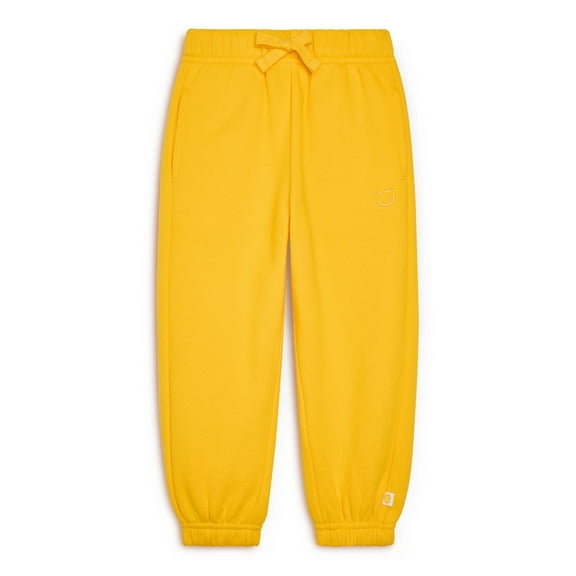 Color Mix by Garanimals Toddler Butter Fleece Jogger, Sizes 2T-5T