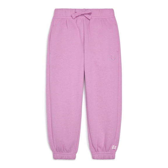 Color Mix by Garanimals Toddler Butter Fleece Jogger, Sizes 2T-5T