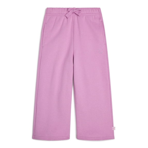 Color Mix by Garanimals Toddler Butter Fleece Open Hem Pant, Sizes 2T-5T