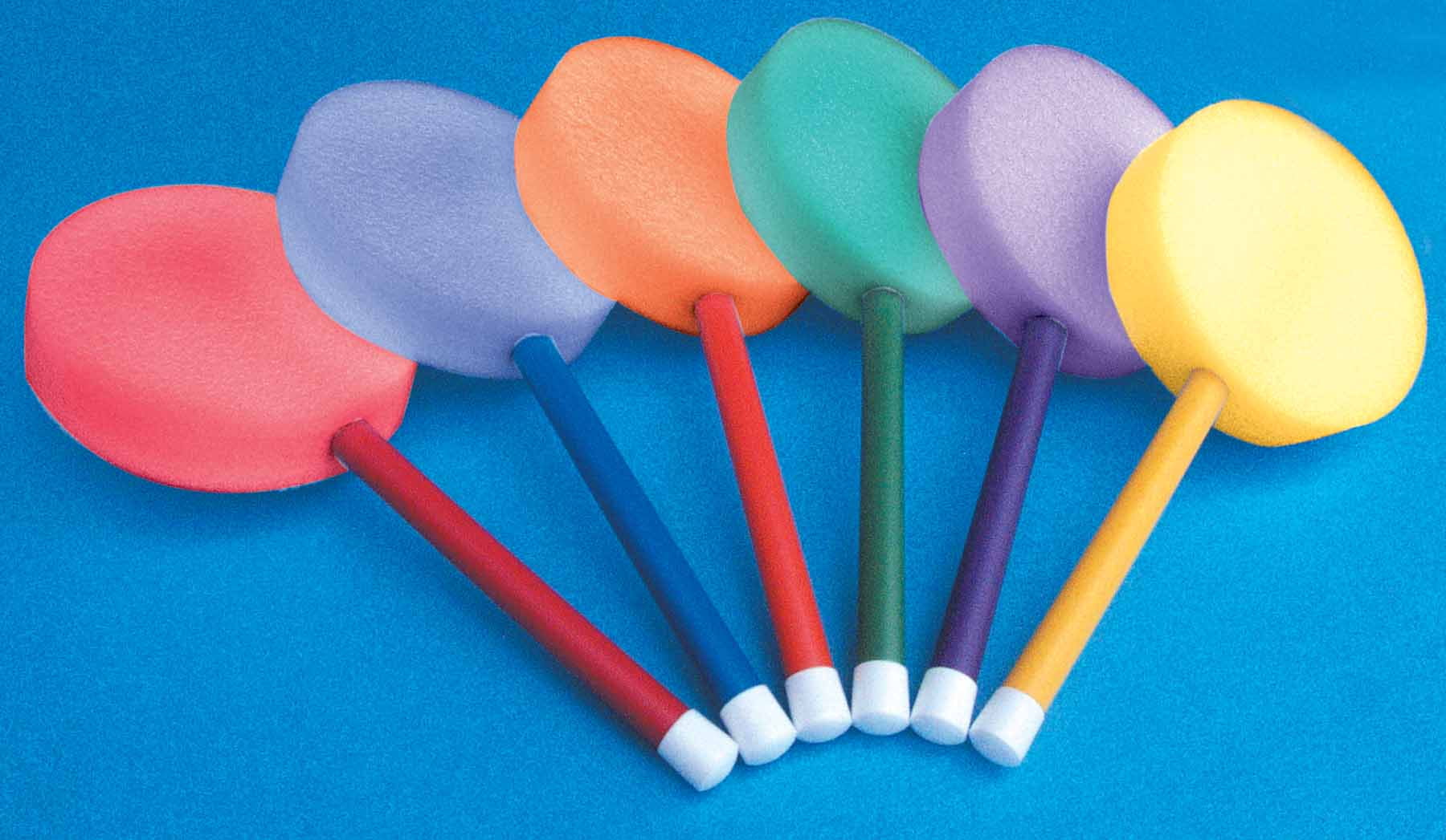 Color My Class® 12" Foam Badminton Paddles