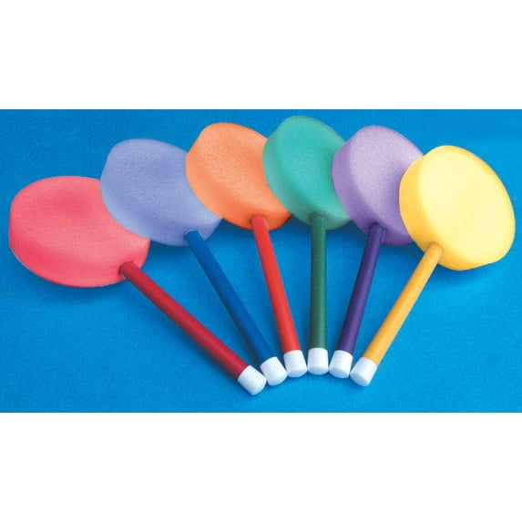 Color My Class® 12" Foam Badminton Paddles