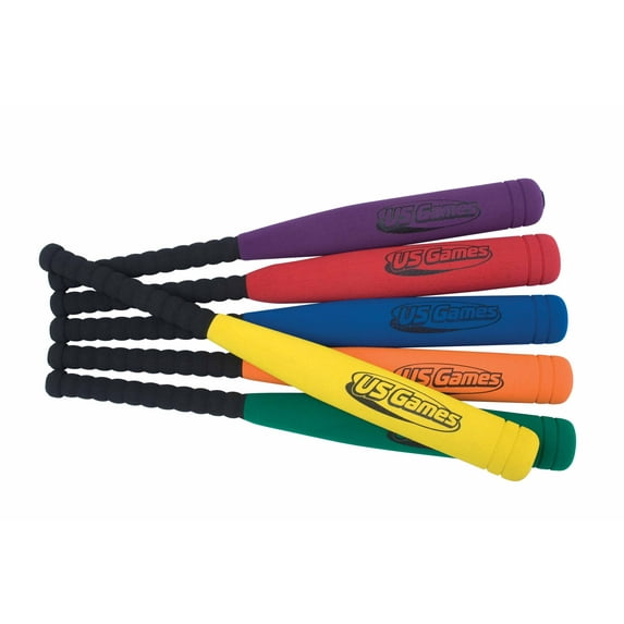 Color My Class® 29"L Foam Bats, 6-Pack