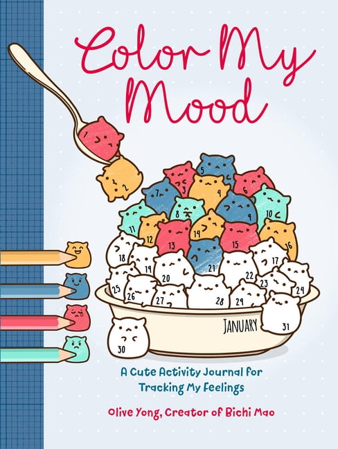 Color My Mood: A Cute Activity Journal for Tracking My Feelings ...