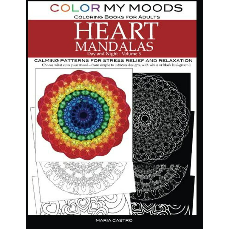Mandala: An Adult Coloring Book with intricate Mandalas for Stress Relief,  Relaxation, Fun, Meditation and Creativity (Black Ba (Paperback)