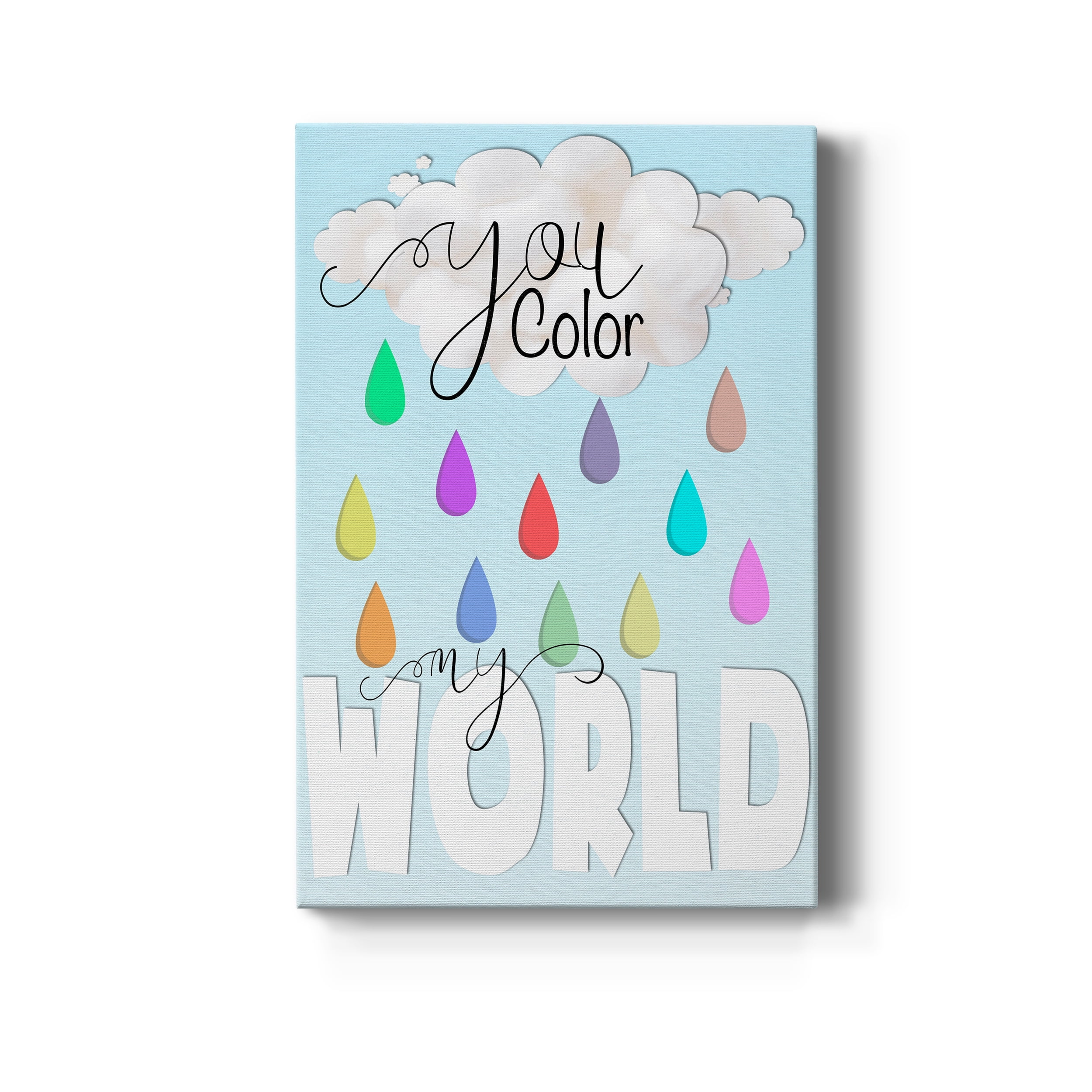 Color My World Premium Gallery Wrapped Canvas - Ready to Hang - 8 x 12