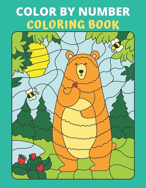 Color by Number Coloring Book A Coloring Book Featuring 50 Modern