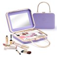 thumbnail image 1 of Color Nymph Beginner Makeup Kits For Teens With The Delicate Handbag Included Eyeshadow Palette Blushes Bronzer Highlighter Lipstick Brushes Mirror(Purple), 1 of 3