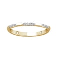 thumbnail image 1 of Color Of Love 0.05 Cttw Diamond Stackable Band In 10KT Yellow Gold (I3), 1 of 8