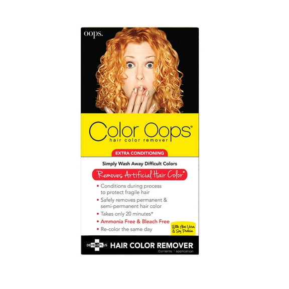 Color Oops Extra Conditioning Hair Color Remover, Bleach Free Dye Remover