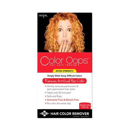 (1 pack) Color Oops Gentle Hair Dye Remover, Restores to Natural Hair Color, Pack of 2