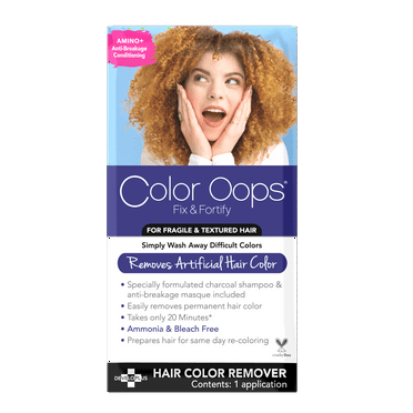 Color Oops Fix and Fortify Hair Color Remover, Bleach-Free Bond Rejuvenating Dye Remover