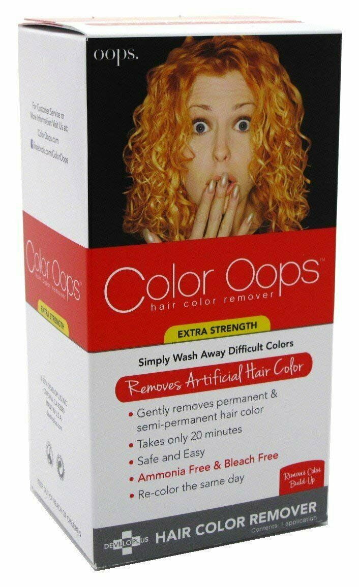 Color Oops Hair Color Remover Extra Strength Ammonia & Bleach Free, 1