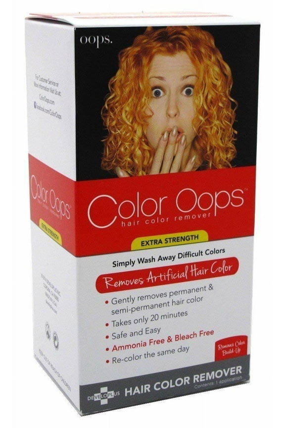 Color Oops Hair Color Remover Xtra Strength, Ammonia & Bleach Free, 6-Pack