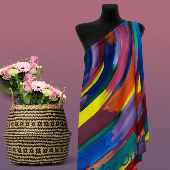 "Color Our World" Eco friendly fabric