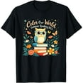 thumbnail image 1 of Color Our World Summer Reading Program 2025 Owl T-Shirt Tops Tee, 1 of 4