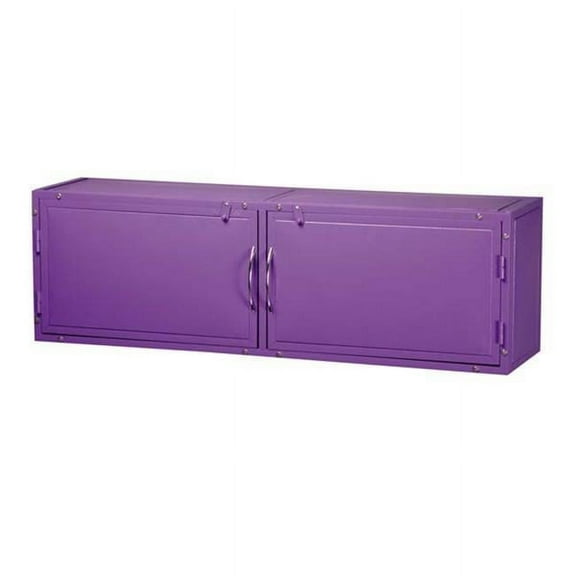 Color Overhead Tub Cabinet Purple