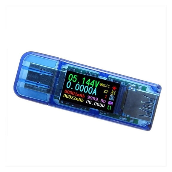 Color PD USB Tester DC Digital Multimeter Voltmeter Current Voltage Type-C Meter Amp Ammeter Detector Power Bank Charger Tester ,Live Data