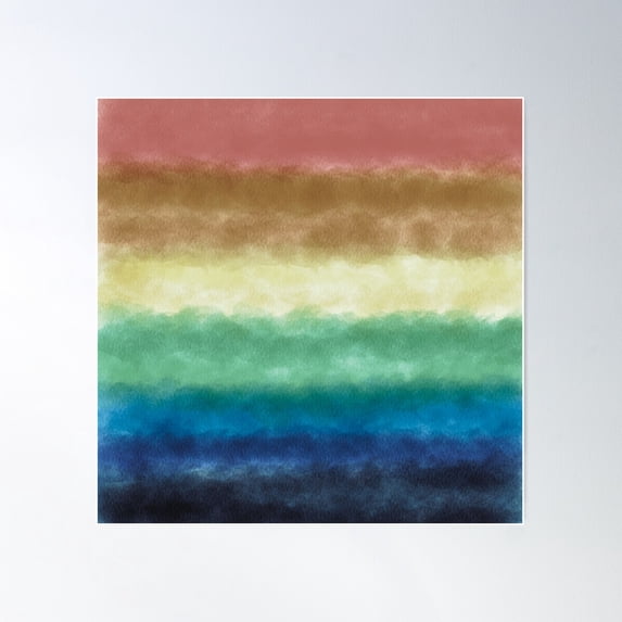 Color Paint Poster Wall Art, Modern Wall Decor For Living Room Bedroom, 24x24 UNFRAMED