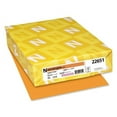 thumbnail image 1 of Color Paper, 24 lb Bond Weight, 8.5 x 11, Cosmic Orange, 500/Ream | Bundle of 10 Reams, 1 of 4