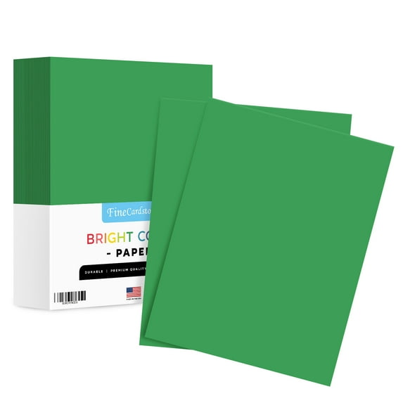 Color Paper, 8.5” x 11”, 24 lb/89 gsm,", 500 Sheets Per Pack